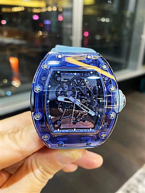 blue band richard mille|richard mille blue sapphire price.